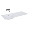 UMYWALKA SKAPPA 120 BEZ OTWORU LEWA (60+60), CERAMICZNA WHITE HG ELITA 146040 / RE041201068060