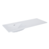 UMYWALKA SKAPPA 120 BEZ OTWORU LEWA (60+60), CERAMICZNA WHITE HG ELITA 146040 / RE041201068060
