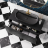 SZAFKA GLAM 120 1S + 1S BLACK MATT ELITA 168388 / RE011200167160