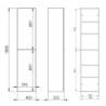 SŁUPEK FOR ALL 40 2D (35,2) ANTHRACITE HG ELITA 168314 / RE030400166610