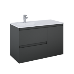 SZAFKA SPLIT 100 (60 2S L + KOSZ CARGO P) ANTHRACITE MATT ELITA 168150 / RE011006056010