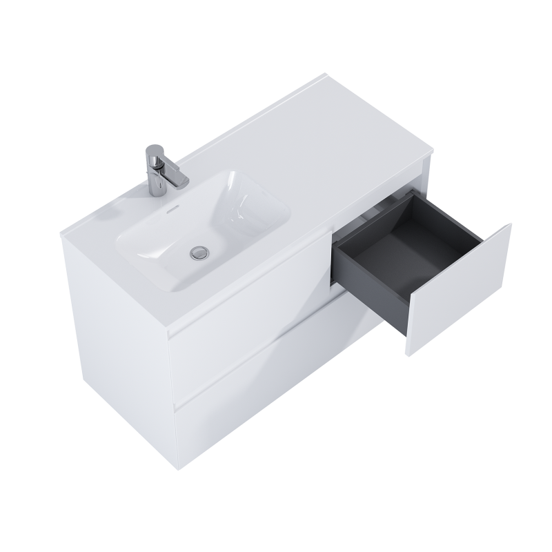 SZAFKA SPLIT 100 3S L WHITE MATT ELITA 168156 / RE011006155290