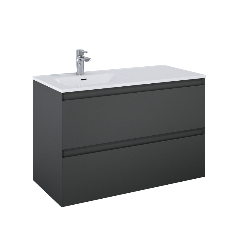 SZAFKA SPLIT 100 3S L ANTHRACITE MATT ELITA 168158 / RE011006156010