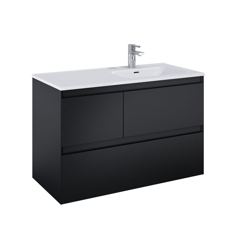 SZAFKA SPLIT 100 3S P BLACK MATT ELITA 168163 / RE011005157160