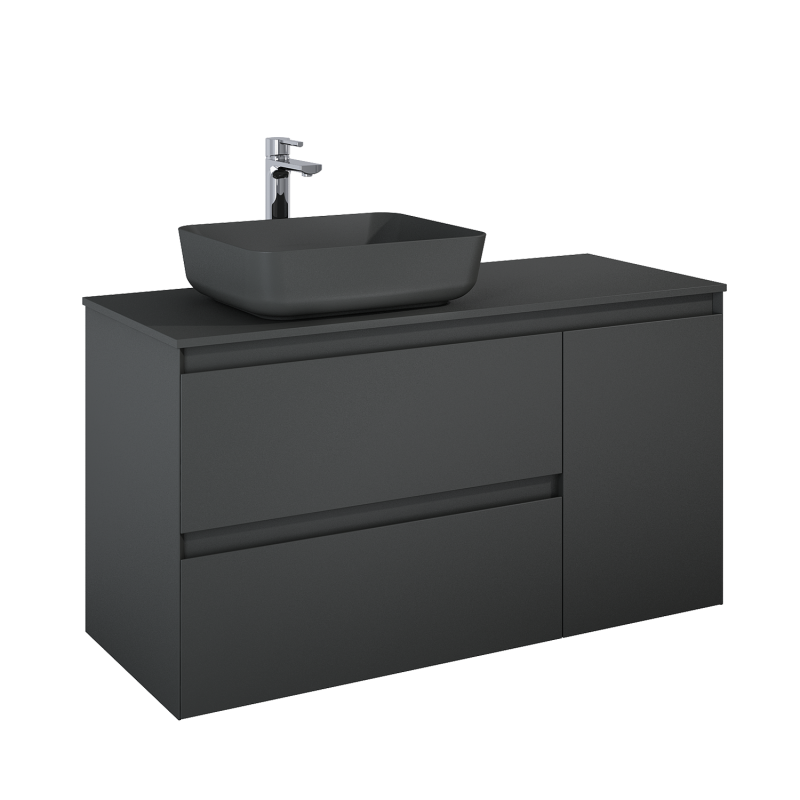 SZAFKA SPLIT 120 (80 2S L + KOSZ CARGO P) ANTHRACITE MATT ELITA 168166 / RE011206256010