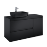 SZAFKA SPLIT 120 (80 2S L + KOSZ CARGO P) BLACK MATT ELITA 168167 / RE011206257160