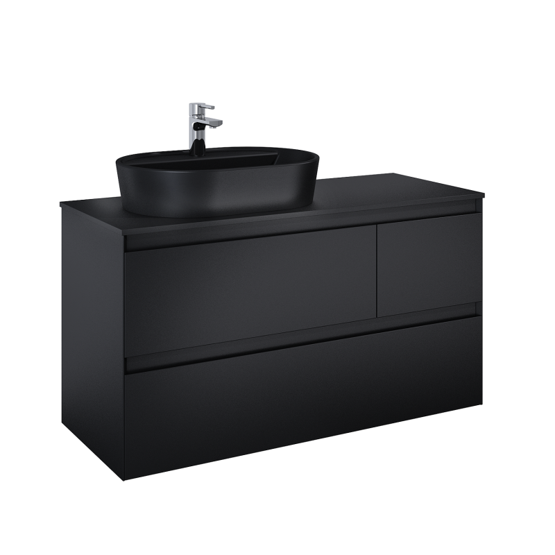 SZAFKA SPLIT 120 3S L BLACK MATT ELITA 168175 / RE012006157160