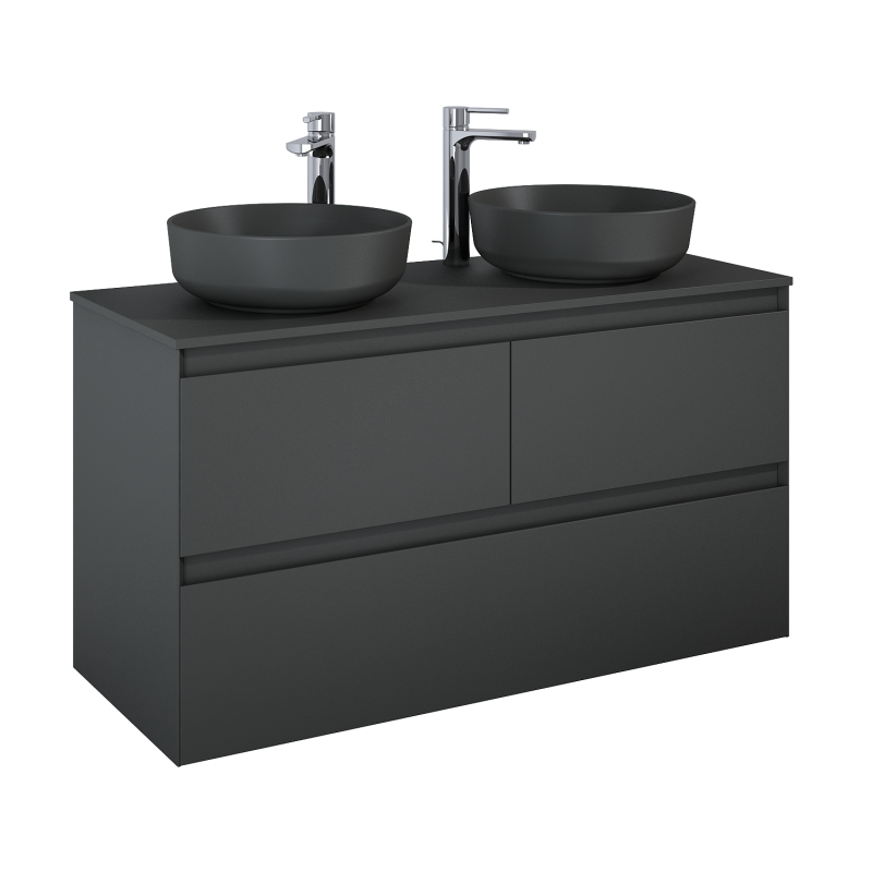 SZAFKA SPLIT 120 3S ANTHRACITE MATT ELITA 168182 / RE012007156010