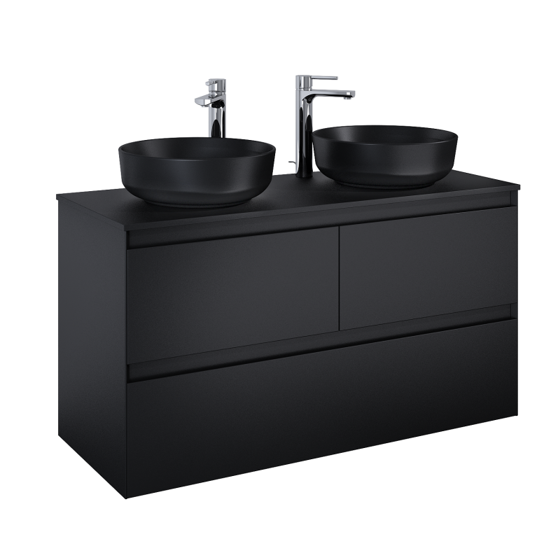 SZAFKA SPLIT 120 3S BLACK MATT ELITA 168183 / RE012007157160
