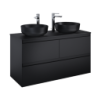 SZAFKA SPLIT 120 3S BLACK MATT ELITA 168183 / RE012007157160