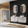 SZAFKA GLAM 70 1S + 1S WHITE MATT ELITA 168380 / RE010700165290