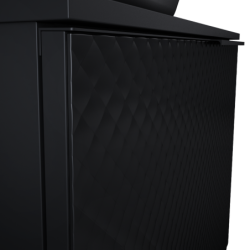 SZAFKA GLAM 70 1S + 1S BLACK MATT ELITA 168386 / RE010700167160