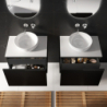 SZAFKA GLAM 70 1S + 1S BLACK MATT ELITA 168386 / RE010700167160