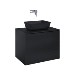 SZAFKA GLAM 70 1S + 1S BLACK MATT ELITA 168386 / RE010700167160