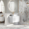 SZAFKA GLAM 90 1S + 1S WHITE MATT ELITA 168381 / RE010900165290