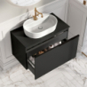 SZAFKA GLAM 90 1S + 1S BLACK MATT ELITA 168387 / RE010900167160