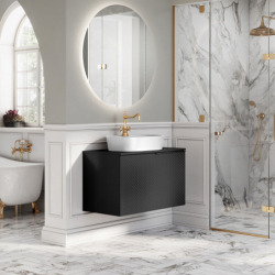 SZAFKA GLAM 90 1S + 1S BLACK MATT ELITA 168387 / RE010900167160