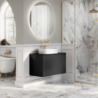 SZAFKA GLAM 90 1S + 1S BLACK MATT ELITA 168387 / RE010900167160