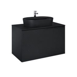 SZAFKA GLAM 90 1S + 1S BLACK MATT ELITA 168387 / RE010900167160