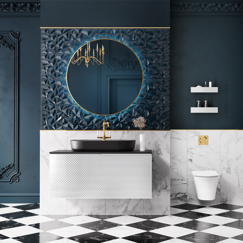 SZAFKA GLAM 120 1S + 1S WHITE MATT ELITA 168382 / RE011200165290