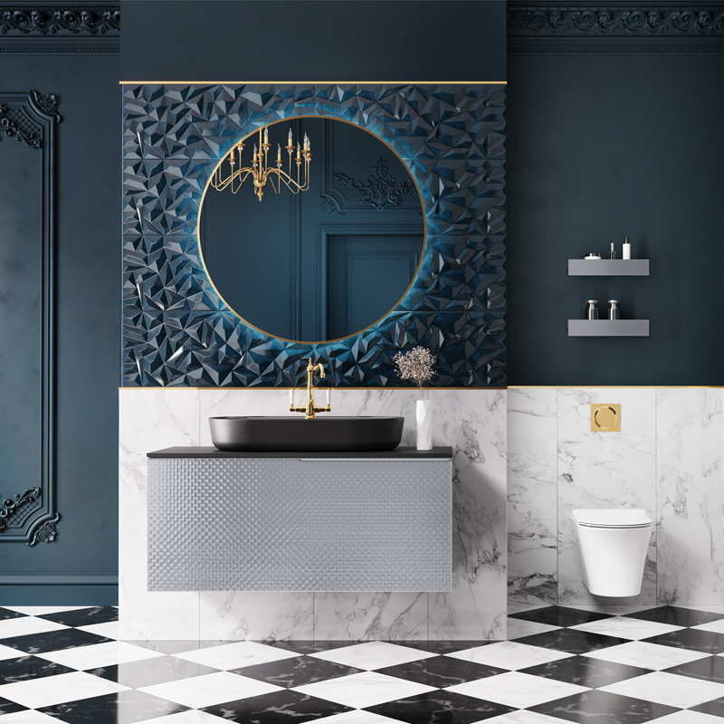 SZAFKA GLAM 120 1S + 1S STONE MATT ELITA 168385 / RE011200167040