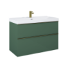 SZAFKA LOOK 100 2S FOREST GREEN MATT ELITA 168562 / RE011000027010