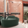 UMYWALKA NABLATOWA BABETTE 62x41 FOREST GREEN MAT ELITA 146043 / RE040620017010