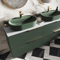 UMYWALKA NABLATOWA BABETTE 62x41 FOREST GREEN MAT ELITA 146043 / RE040620017010
