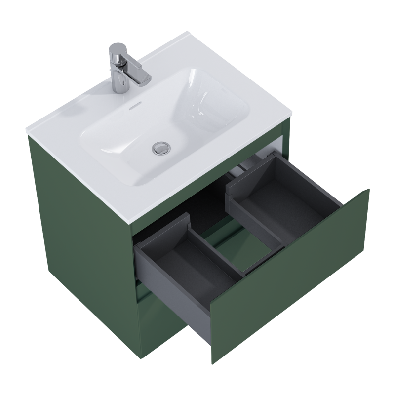 SZAFKA SPLIT 60 2S FOREST GREEN MATT ELITA 168997 / RE010600057010