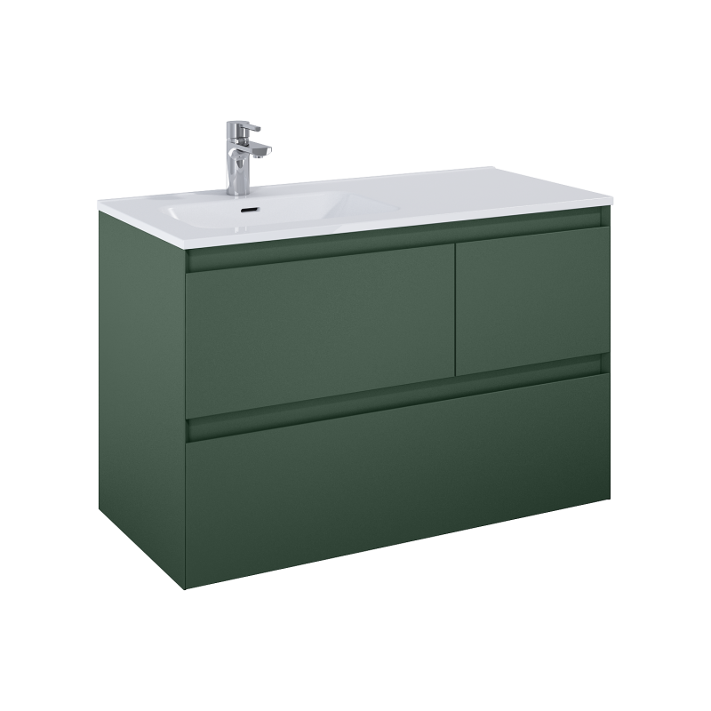SZAFKA SPLIT 100 3S L FOREST GREEN MATT ELITA 169006 / RE011006157010