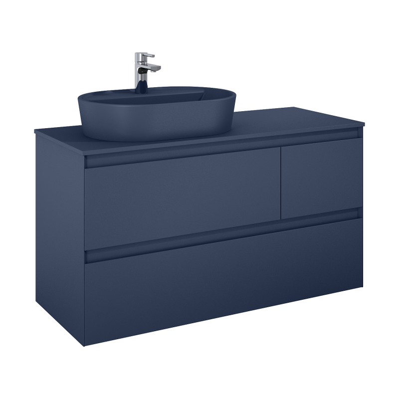 SZAFKA SPLIT 120 3S L NAVY BLUE MATT ELITA 169022 / RE012006157030