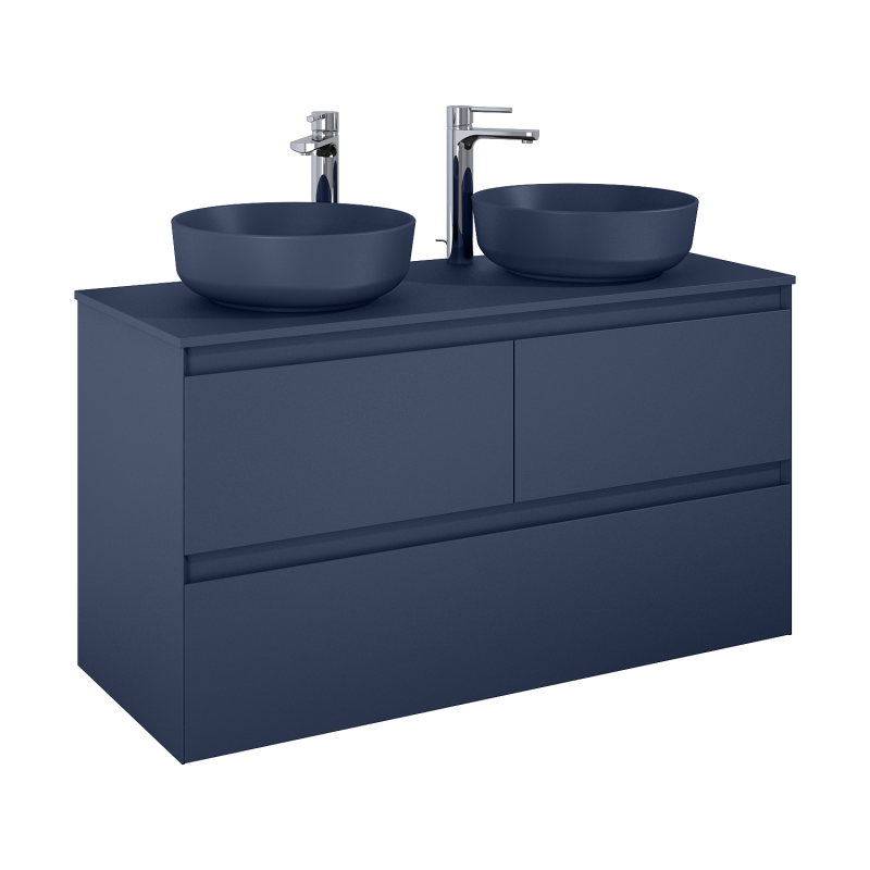 SZAFKA SPLIT 120 3S NAVY BLUE MATT ELITA 169028 / RE012007157030