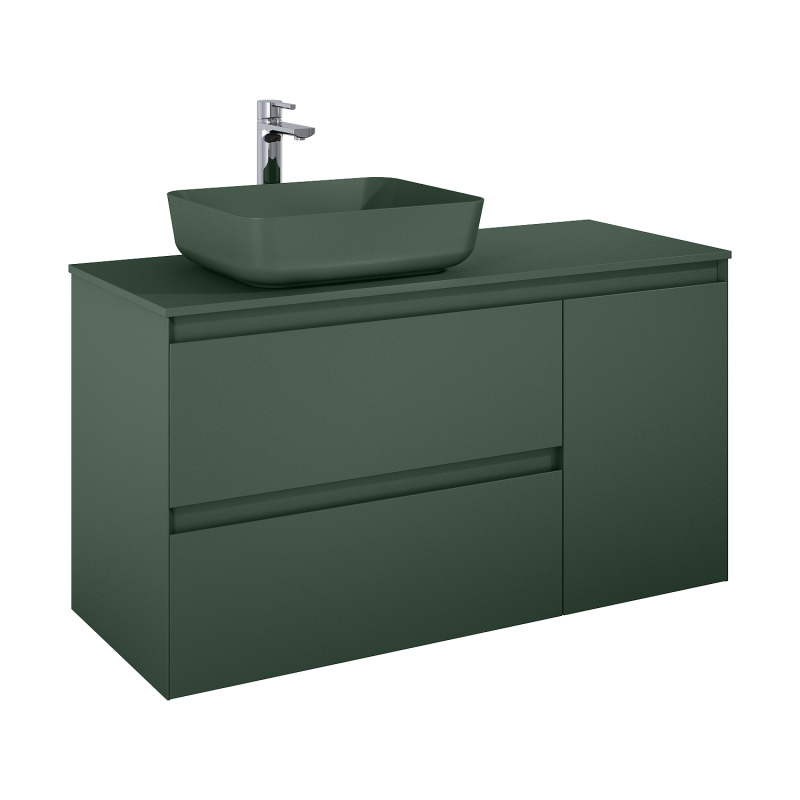 SZAFKA SPLIT 120 (80 2S L + KOSZ CARGO P) FOREST GREEN MATT ELITA 169015 / RE011206257010