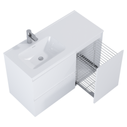 SZAFKA SPLIT 120 (80 2S L + KOSZ CARGO P) WHITE HG ELITA 169093 / RE011206258060