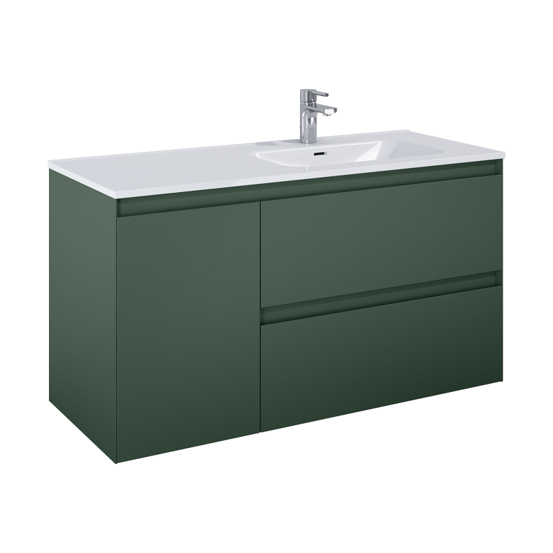 SZAFKA SPLIT 120 (80 2S P + KOSZ CARGO L) FOREST GREEN MATT ELITA 169018 / RE011205257010