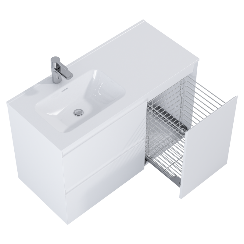 SZAFKA SPLIT 120 (80 2S P + KOSZ CARGO L) WHITE HG ELITA 169094 / RE011205258060