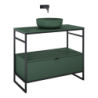 SZAFKA INDUS 100 1S FOREST GREEN MATT DO STELAŻA ELITA 168751 / RE011000077010