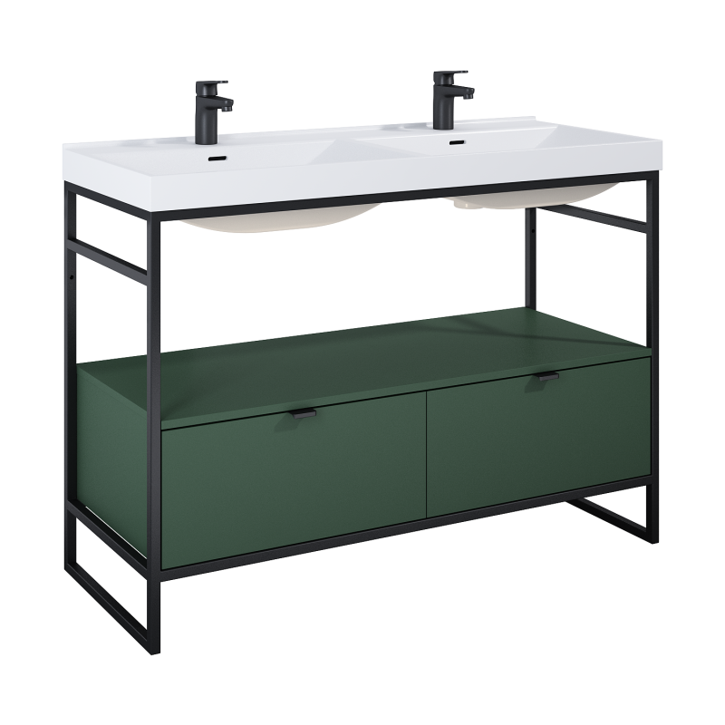 SZAFKA INDUS 120 2S FOREST GREEN MATT DO STELAŻA ELITA 168752 / RE011200077010