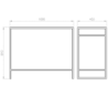 STELAŻ INDUS BLACK MATT DO SZAFKI 100 1S ELITA 168667 / RE151000077160
