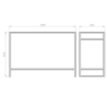 STELAŻ INDUS BLACK MATT DO SZAFKI 120 2S ELITA 168668 / RE151200077160