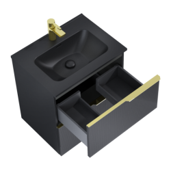 SZAFKA SOHO 60 2S BLACK MATT ELITA 168740 / RE010604047160