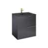 SZAFKA SOHO 60 2S BLACK MATT ELITA 168740 / RE010604047160