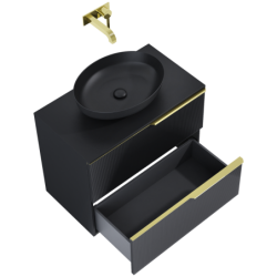 SZAFKA SOHO 80 2S BLACK MATT ELITA 168743 / RE010804047160