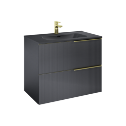 SZAFKA SOHO 80 2S BLACK MATT ELITA 168743 / RE010804047160