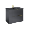 SZAFKA SOHO 80 2S BLACK MATT ELITA 168743 / RE010804047160