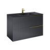 SZAFKA SOHO 100 2S BLACK MATT ELITA 168746 / RE011004047160