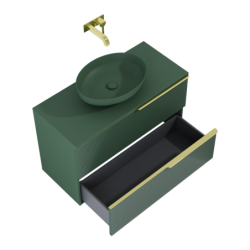 SZAFKA SOHO 100 2S FOREST GREEN MATT ELITA 169085 / RE011004047010
