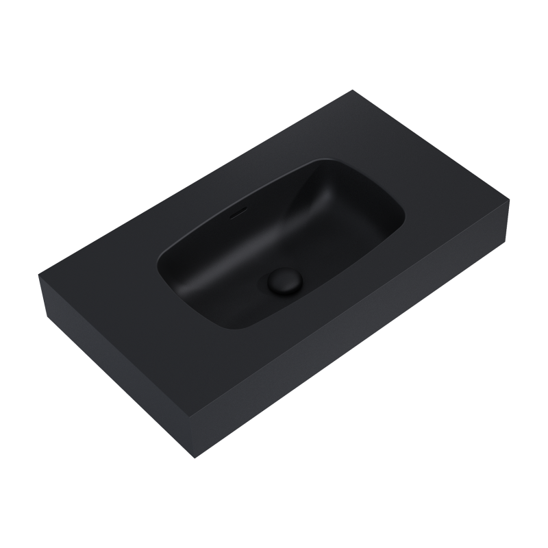 UMYWALKA DIMPLE 80 ŚCIENNA, MARMUR BLACK MATT ELITA 168855 / RE040800027160