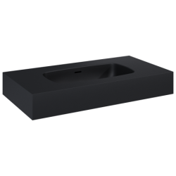 UMYWALKA DIMPLE 80 ŚCIENNA, MARMUR BLACK MATT ELITA 168855 / RE040800027160