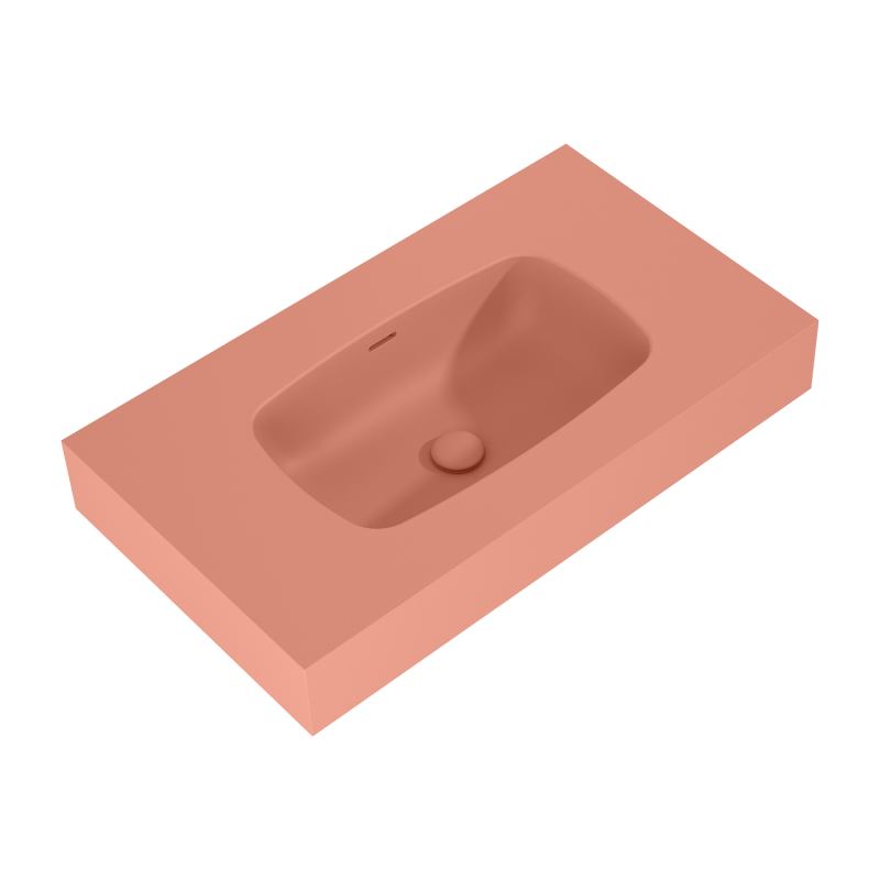 UMYWALKA DIMPLE 80 ŚCIENNA, MARMUR TERRA PINK MATT ELITA 168859 / RE040800026600